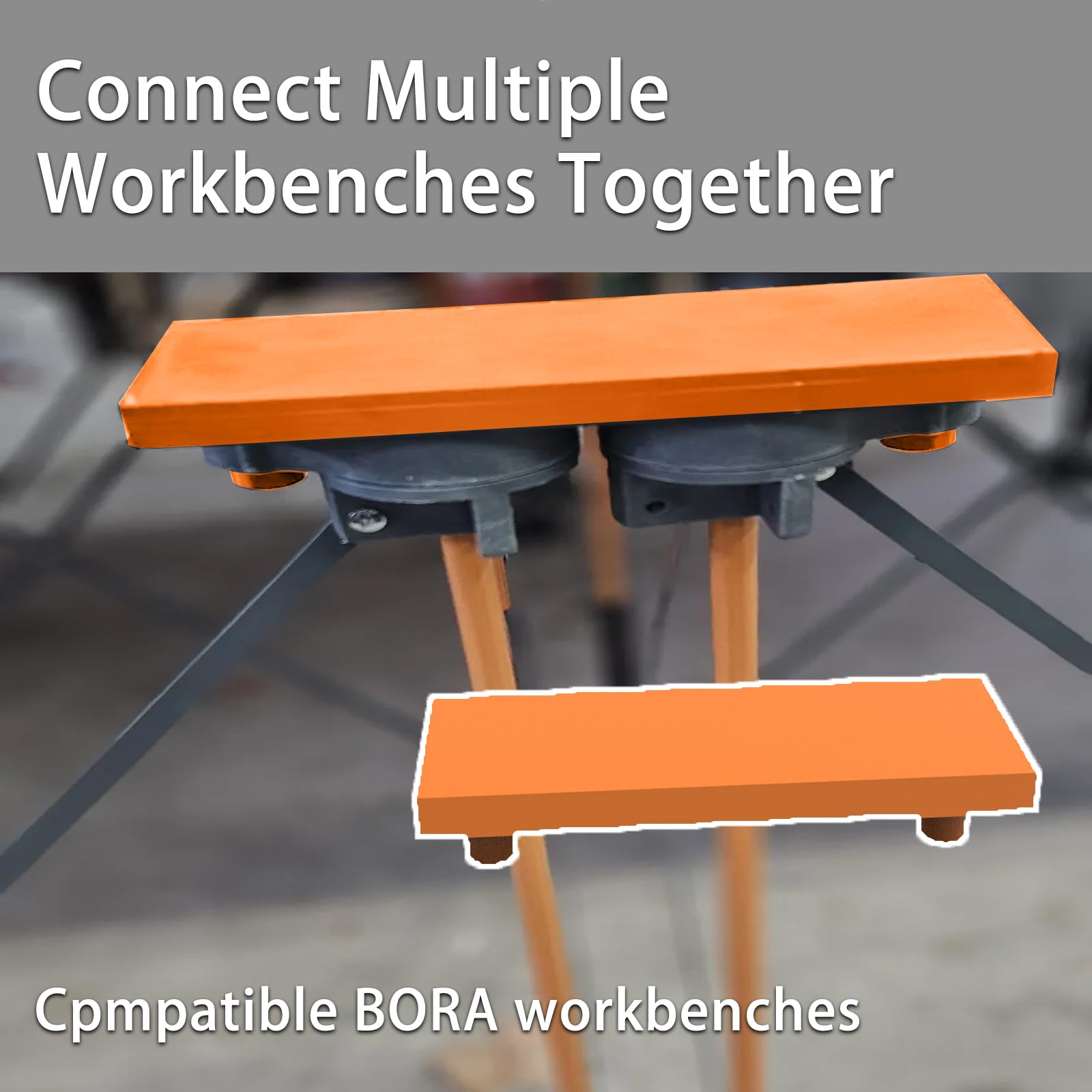 Bora Centipede Work Stand Connector (2-Pack) | Multi-Unit Link Kit